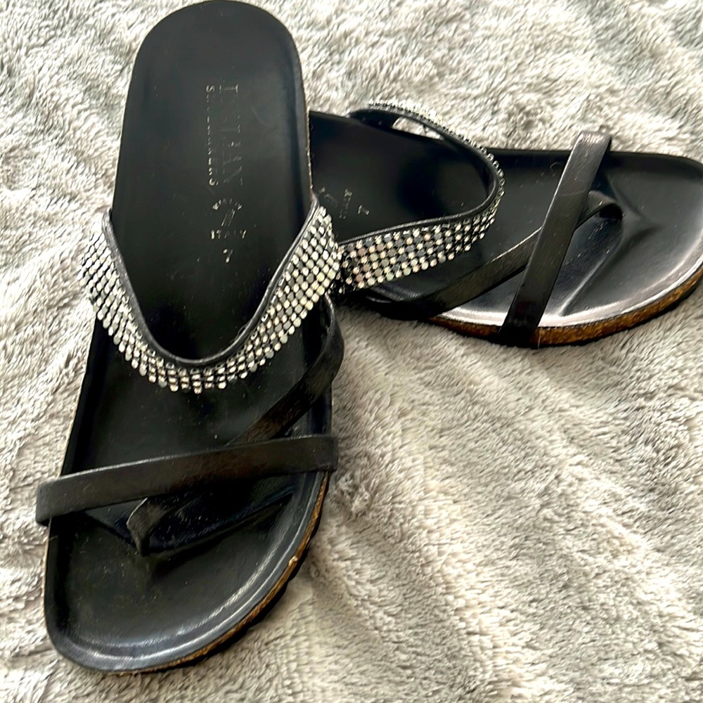 Size 7 Black sandals